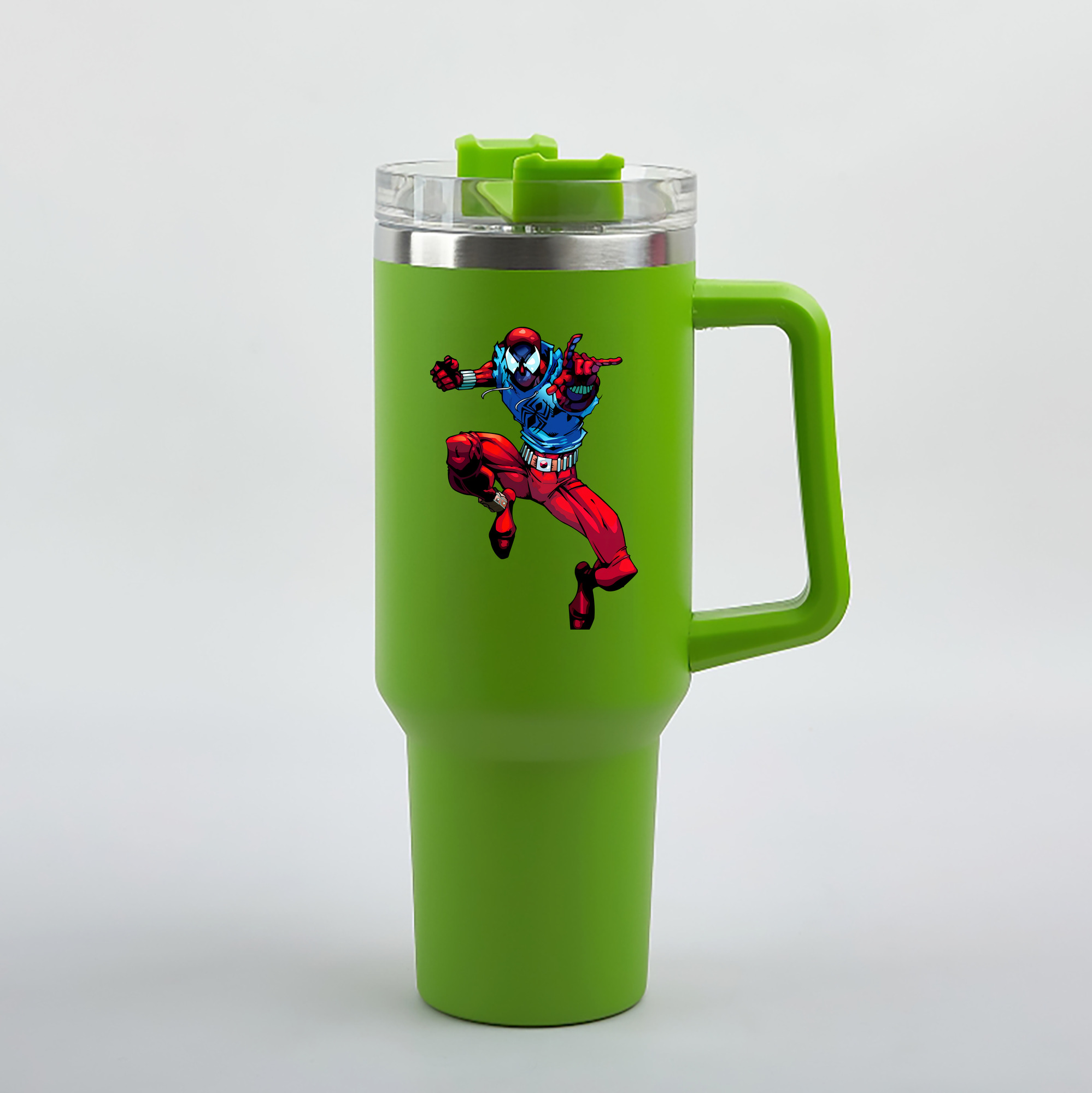 （画像用） Spider Man スパイダーマン 1200mL車用タンブラー（カラープリント）